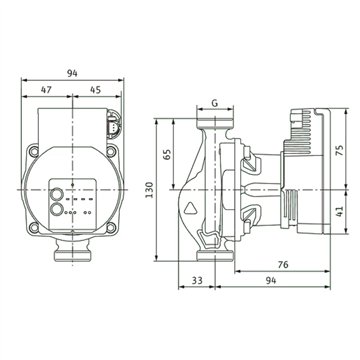Circolatore solare e geotermico Wilo Varios PICO-STG 15/1-7-130