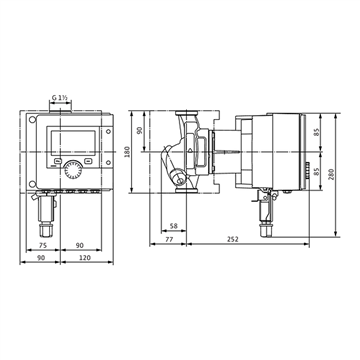 Circolatore alta efficienza Wilo Stratos MAXO 25/0,5-4
