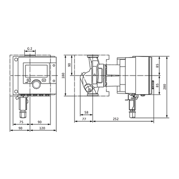 Circolatore alta efficienza Wilo Stratos MAXO 30/0,5-6