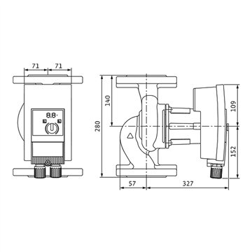 Circolatore alta efficienza Wilo Yonos MAXO 65/0,5-9