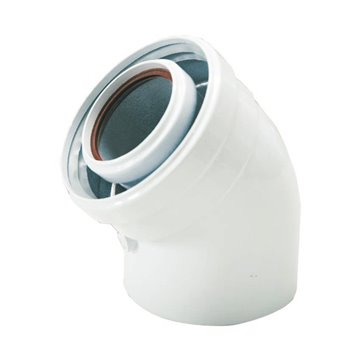 Curva coassiale ø 60/100 mf in alluminio: alta qualità e affidabili