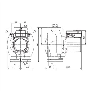 Circolatore ACS DN50 ghisa trifase - Wilo TOP-Z 50/7 DM