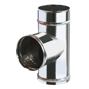 Raccordo a t 90° maschio-femmina-femmina in acciaio inossidabile