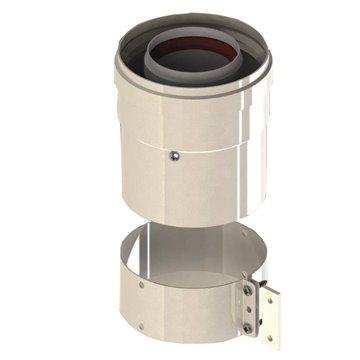 Tronchetto di partenza in alluminio coassiale ø 60/100 - Facile inst