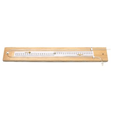 Manometro a U colonna d’acqua scala 40 mbar – Base legno plexiglass