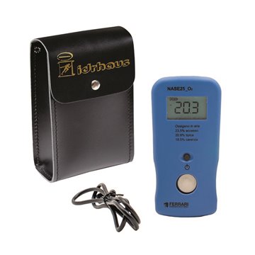 Misuratore di ossigeno con sensore ottico a fluorescenza e display: m