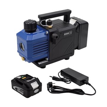 "Pompa per vuoto a batteria e corrente 230V-18V anti innesco R32-1234