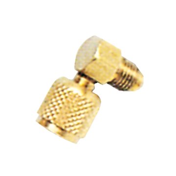 Raccordo girevole per tubi flessibili 90° - 1/4" F X 1/4" M SAE - Idrhaus