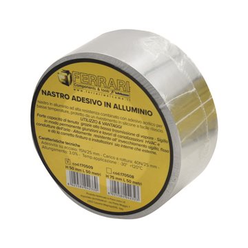 Nastro adesivo in alluminio h50mm-50m
