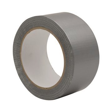 Nastro adesivo in tela argento 50mm x 25m - Impermeabile