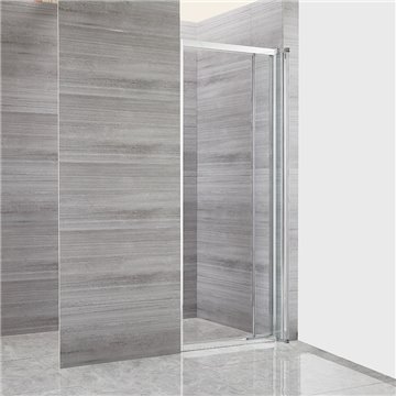 Porta a soffietto Linea Lofty: apertura interna/esterna antipanico