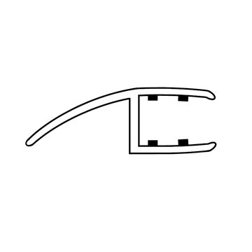 Lofty-guarnizione verticale per porta pivot 1 x BOX