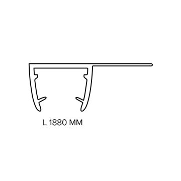 Lofty-guarnizione a baffo interno per angolo - semicircolare - porta scorrevole