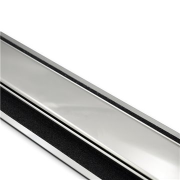 Canalette inox style linea luxury - finitura lucida per un'atmosfera 