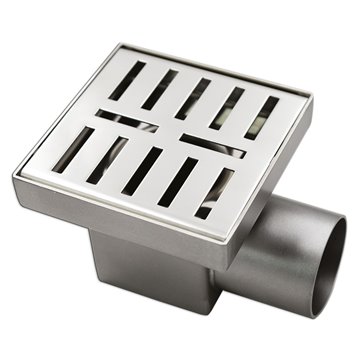 Chiusino sifonato inox style: eleganza e qualità in formato quadrato