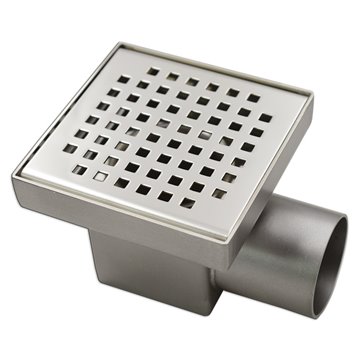 Chiusino Luxury Square 100x100mm in Acciaio Inox - Idrobay