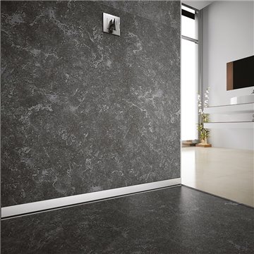 "Sistema di scarico inox slot linea wall: massima efficienza e design