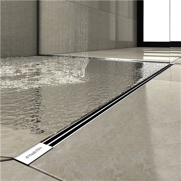 Canaletta Slot Floor Inox 40x1000 DN50 Altezza Regolabile | Idrobay