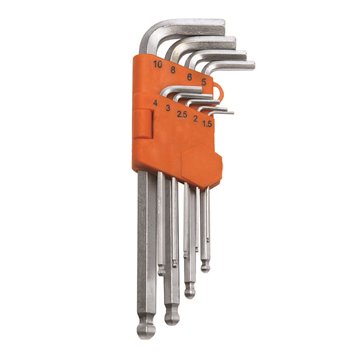 Serie chiavi a brugola da diam.1,5 mm a 10 mm