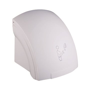 Asciugamani Elettrico Bianco - Automatico, 1000W, Compatto - Idrobay