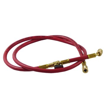Tubo rosso flessibile di vuoto e carica per gas refrigerante R410A e R32 5/16 x 5/16 mt. 3