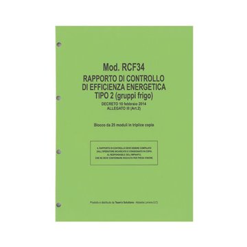 Rapporto di controllo gruppi frigo – Climatizzazione estiva 12 kW – Moduli A4