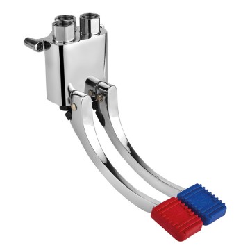 Miscelatore a due pedali per installazione a parete modello 2068 Idral