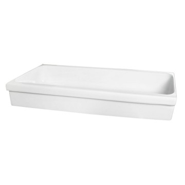 Lavabo a canale serie KIDS in ceramica da cm 90