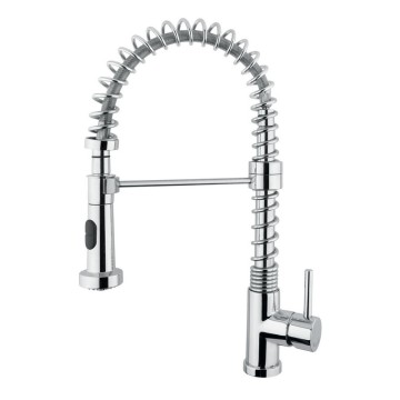 miscelatore monocomando per cucina con doccia dual jet ad attacco magnetico modello 09426/03L