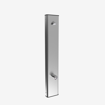Pannello doccia inox temporizzato TDCM3-01000