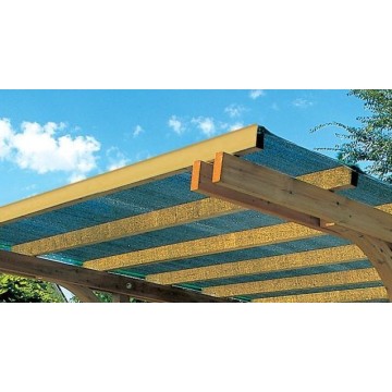 Telo ombreggiante Twig verde per pergolato 400x400cm: protezione e fr