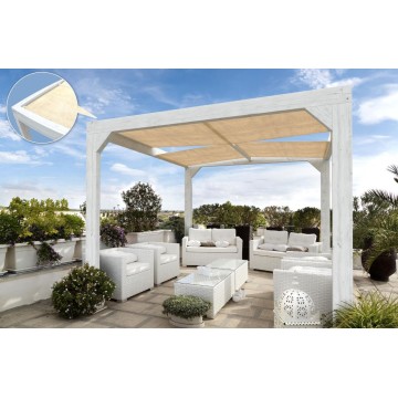 Telo Ivory avorio 388x316cm in polietilene ad alta densità per prote