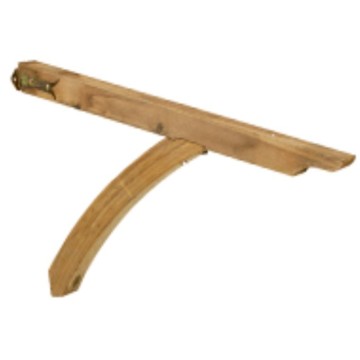 Mensola portante con puntone ad arco: robusta soluzione per organizza