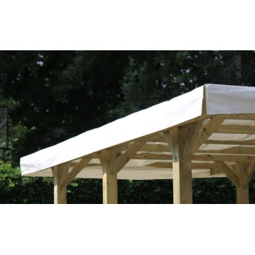 Copertura carport Rhyno PVC 304x504 cm con sostegni per una protezion