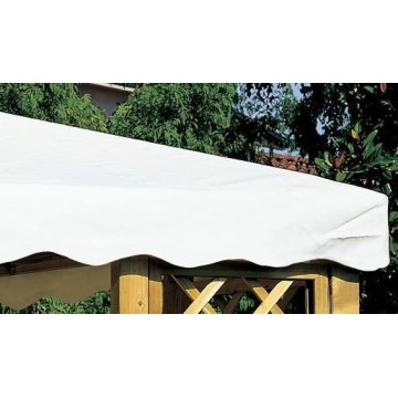 Telo in PVC per gazebo 300x400cm con bordo ondulato - Protezione e st