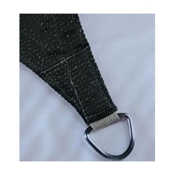 Vela triangolare beige 360x360x360cm: protezione solare elegante e fu