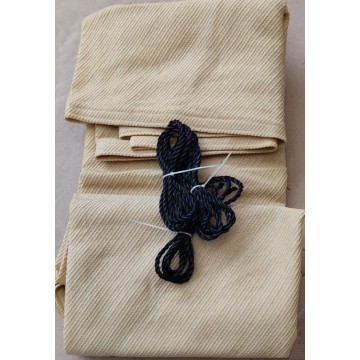 Vela triangolare beige 360x360x360cm: protezione solare elegante e fu