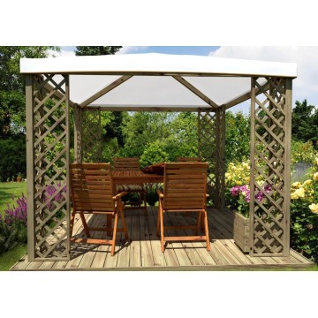 Gazebo Fox JT40 Pocket - Copertura in PVC resistente - 300x300 cm