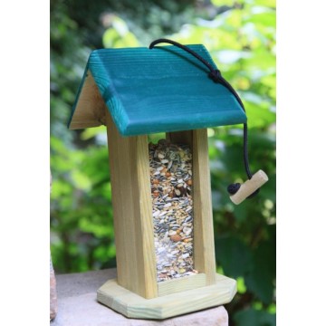 "Mangiatoia per uccellini Lizzy FSC in legno di conifera: un rifugio 