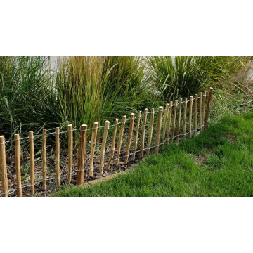 Confezione 2 pezzi: bordura nocciolo rotolo 200x33/50h cm