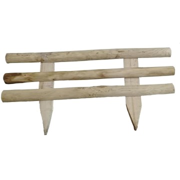 Confezione 2 pz recinzione circe in legno di castagno 100xh30/50 cm