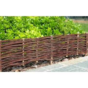 Confezione 3 pezzi di mini recinzione in salice 100x20x40cm tipo B