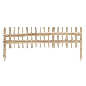 Confezione 2 pz mini recinzione in nocciolo 115x30/50h cm: soluzione