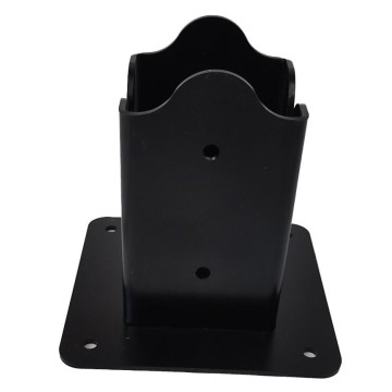 Porta palo a pavimento 12x12 cataforesi spessore 5 mm: stabile e resi