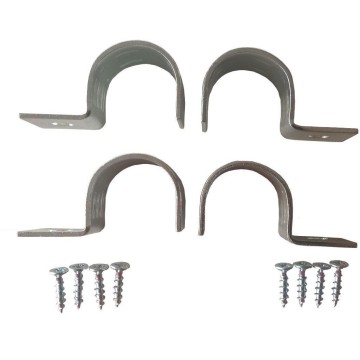 Kit 4 staffe omega per fissaggio tutori ø 3,5 cm di alta qualità