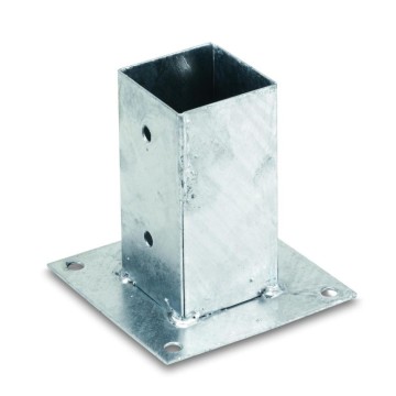 Confezione 2 pezzi di supporto palo 5x5cm per pavimento: stabilità e