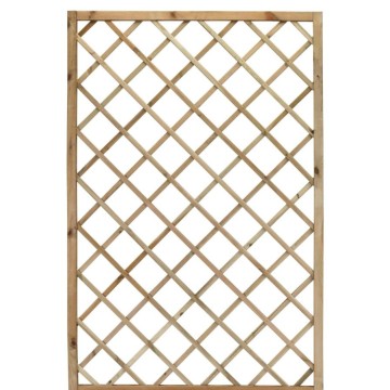 Confezione 2 pz grigliato trendy - 40x180 cm - foro 9x9 cm - cornice