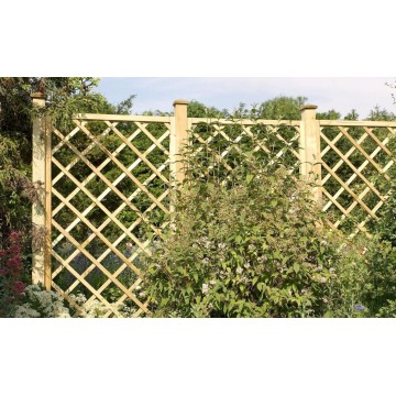 Grigliato nocciolo 40x180 cm con motivo impresso e foro 11 mm