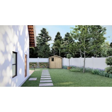 Casetta BH16 Livia 198x130 cm in legno certificato PEFCC