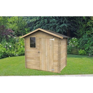 "Casetta BH16 Livia 198x130 cm in larice, certificata PEFCC, perfetta